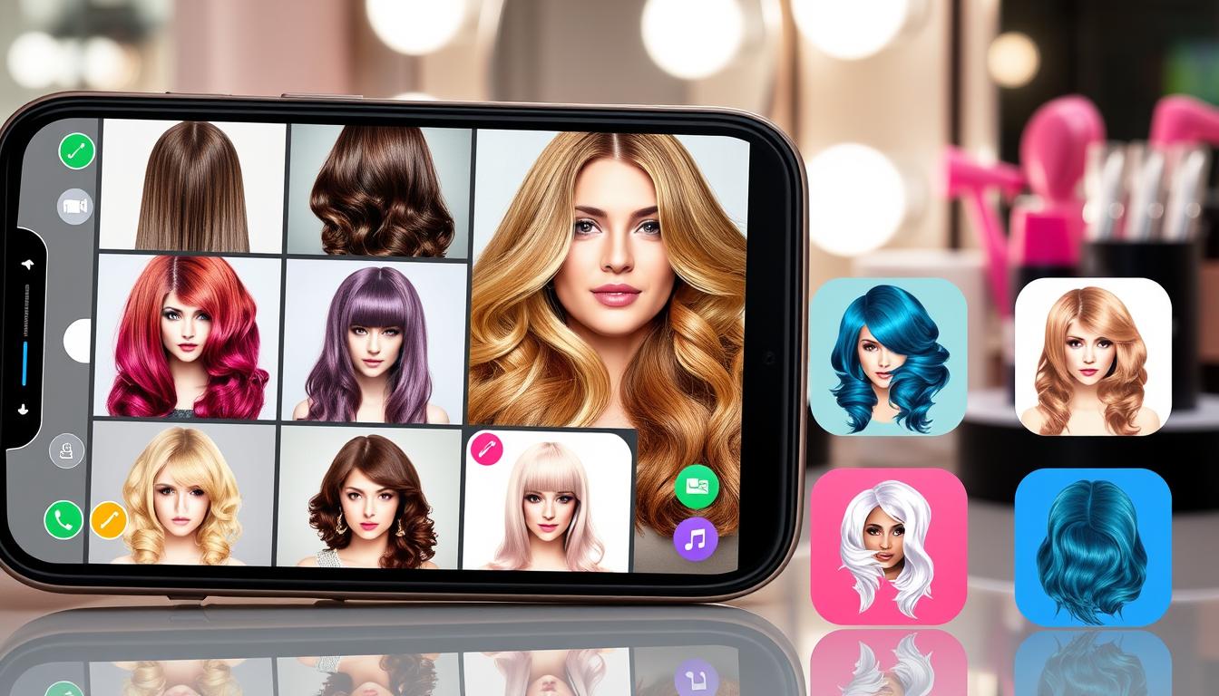 Apps para Simulação de Cabelo