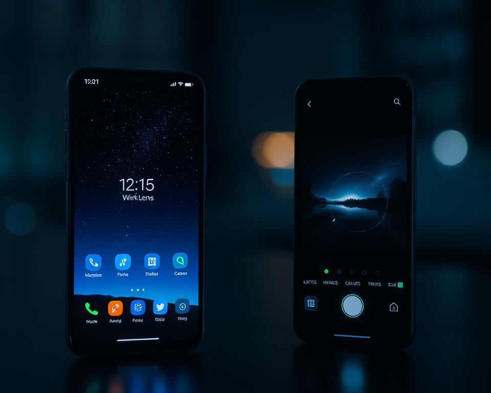 aplicativo-nightmode e aplicativo-darklens