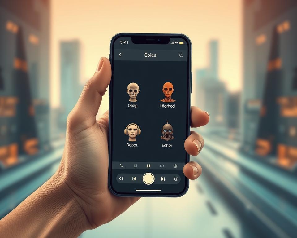 Aplicativos de mudança de voz