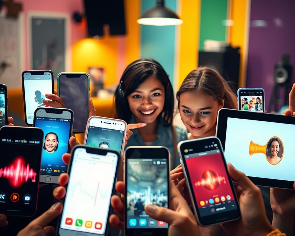 Apps de mudança de voz para criar áudios divertidos e únicos