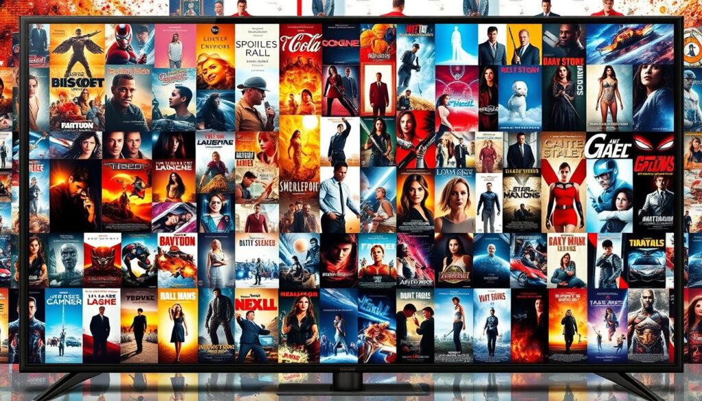 Catálogo de filmes e séries no GoogleTV