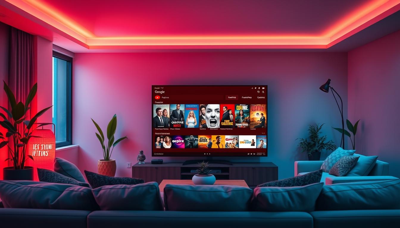 Entretenimento com o Google TV