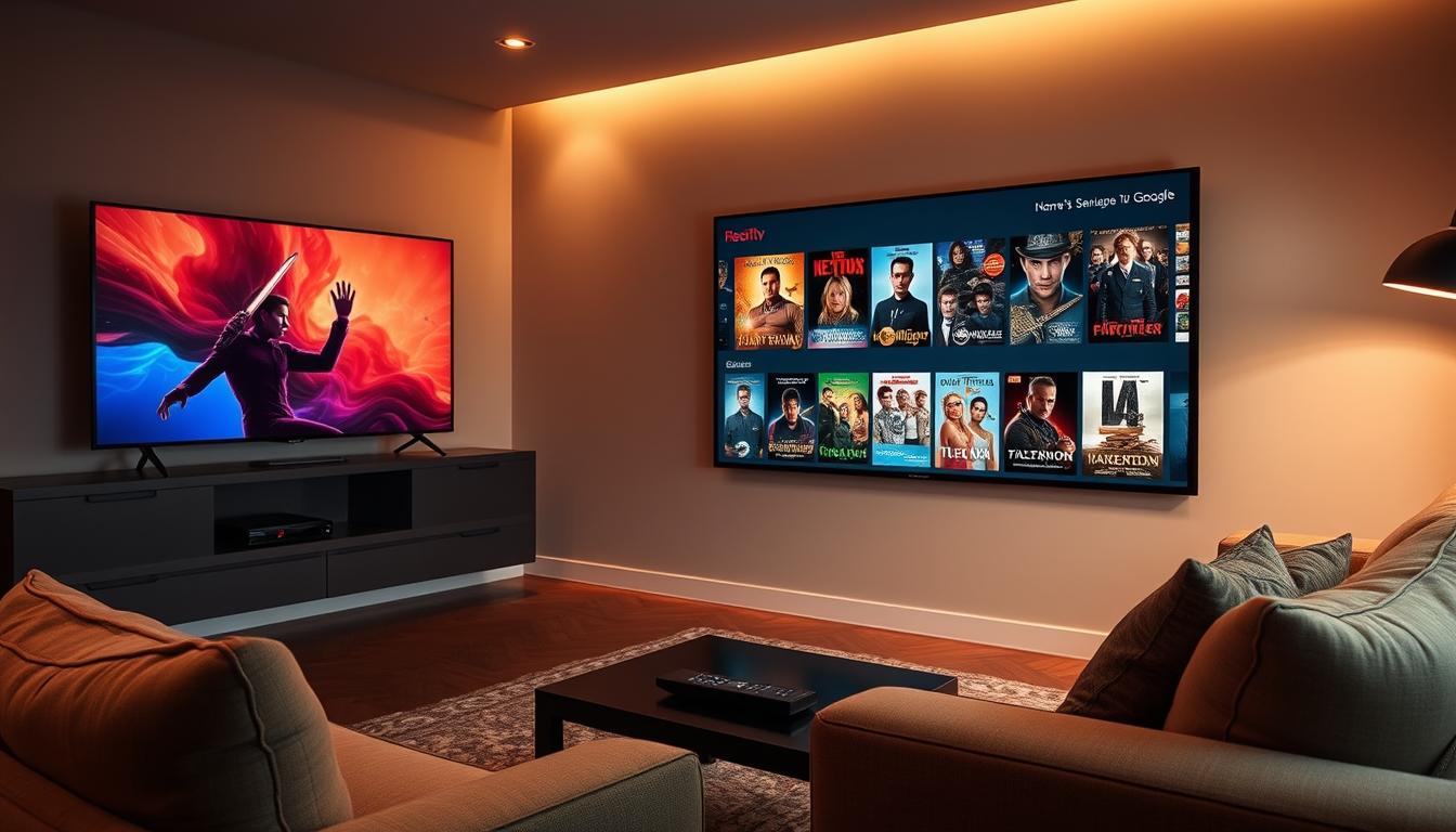 Filmes e séries no GoogleTV