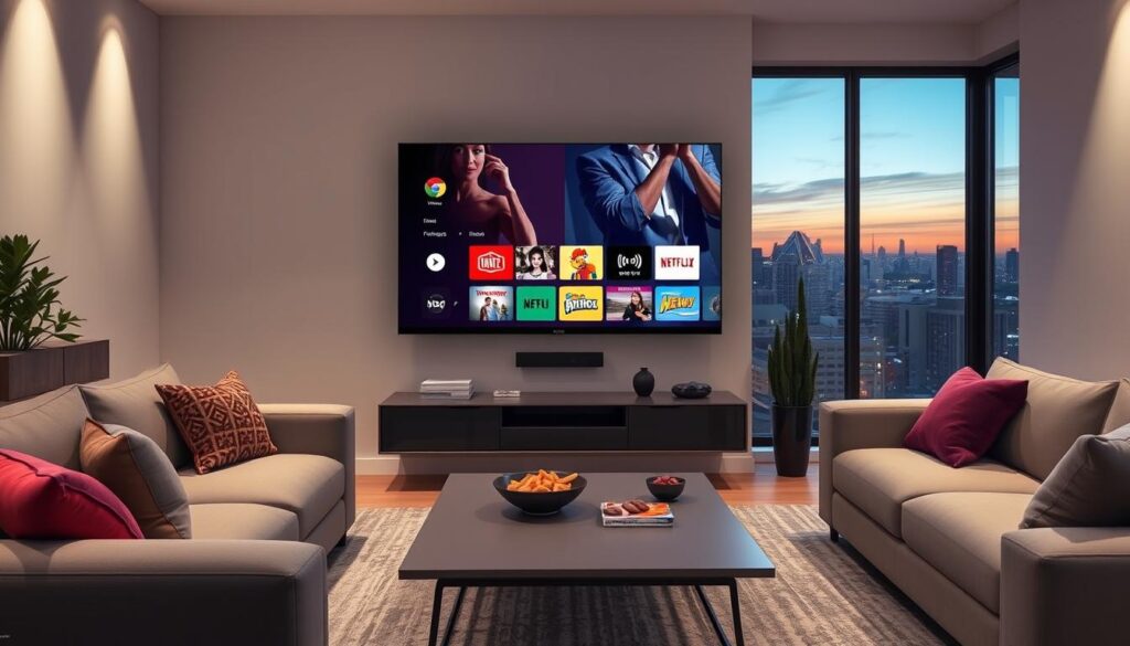 Recursos do Google TV para streaming