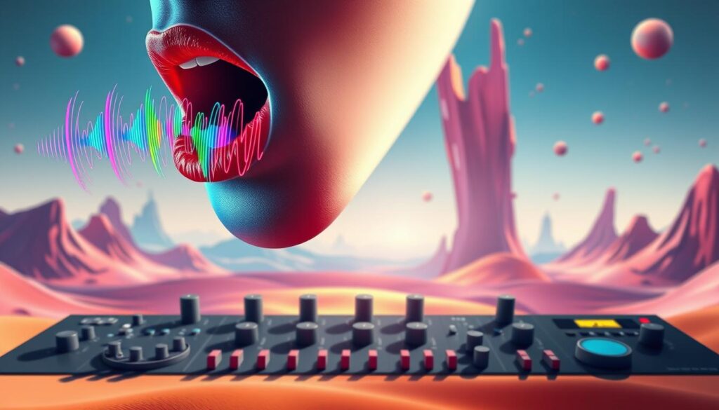 definição de efeitos de voz