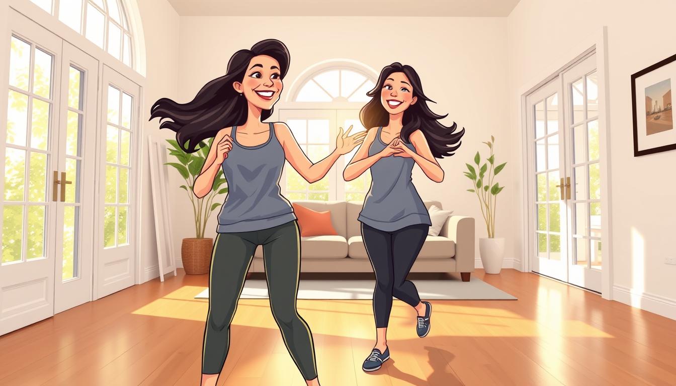 Dançar em casa com Zumba: Curta passos fáceis com estilo!