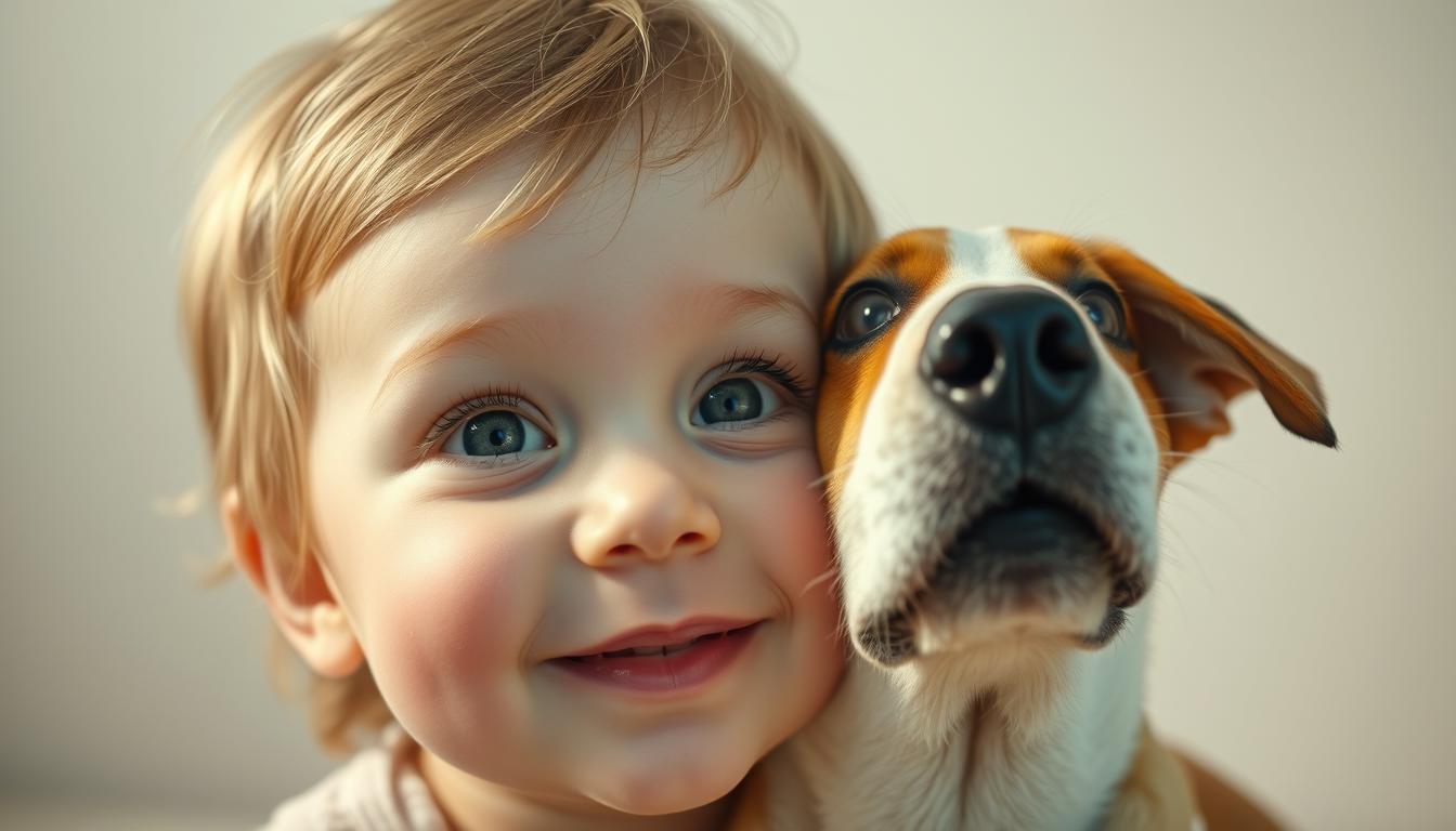 Deixe seu cachorro mais fofo transformando em criança com inteligência artificial