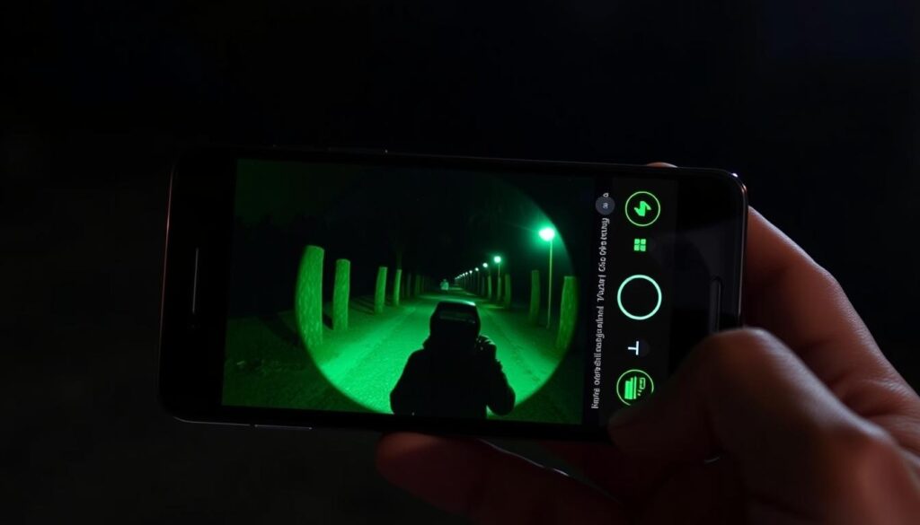 Aplicativos de visão noturna em smartphones Aplicativos de visão noturna em smartphones