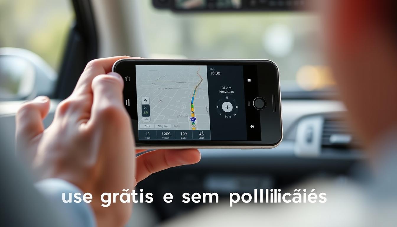 Aplicativo de GPS no Celular