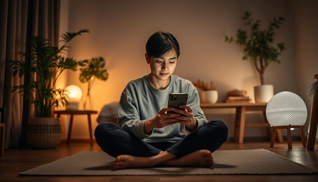 aula de mandarim no celular