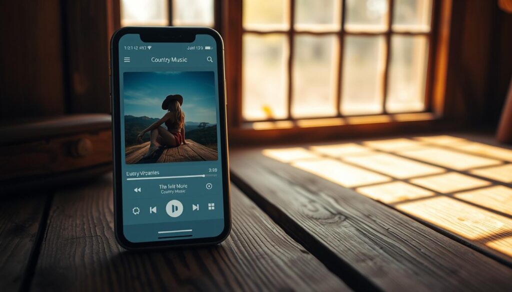 aplicativo de música country