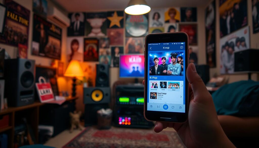 app para ouvir k-pop