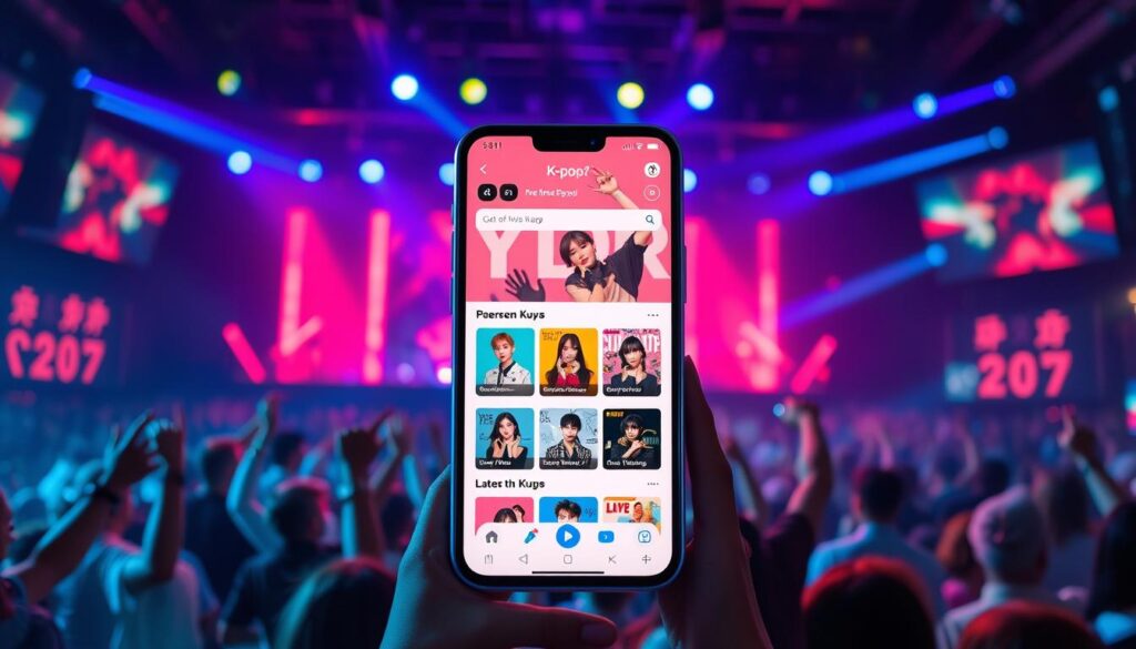 app para ouvir k-pop