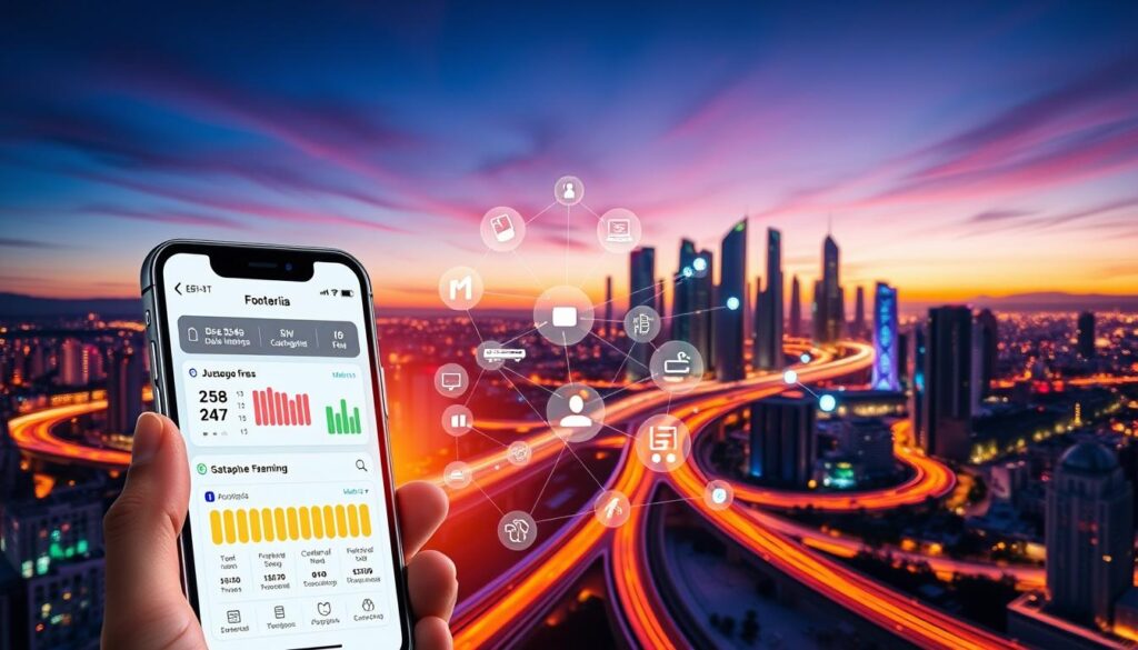 economia de dados móveis