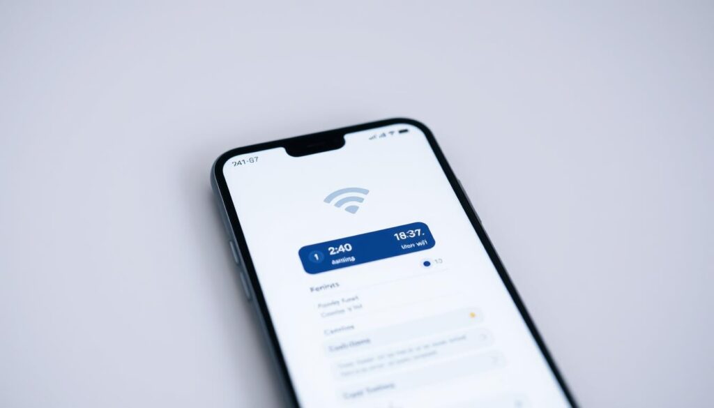 A sleek, modern smartphone screen displaying the user interface of a free unlimited WiFi app. The app's logo is prominently featured in the center, with a clean and intuitive layout showcasing easy-to-use controls and settings. The background is a soft, minimalist gradient, creating a professional and technology-forward atmosphere. The lighting is soft and evenly distributed, highlighting the app's features without harsh shadows. The camera angle is slightly elevated, giving the viewer a clear and unobstructed view of the screen. The overall composition conveys a sense of simplicity, efficiency, and the effortless ability to access unlimited WiFi connectivity. A sleek, modern smartphone screen displaying the user interface of a free unlimited WiFi app. The app's logo is prominently featured in the center, with a clean and intuitive layout showcasing easy-to-use controls and settings. The background is a soft, minimalist gradient, creating a professional and technology-forward atmosphere. The lighting is soft and evenly distributed, highlighting the app's features without harsh shadows. The camera angle is slightly elevated, giving the viewer a clear and unobstructed view of the screen. The overall composition conveys a sense of simplicity, efficiency, and the effortless ability to access unlimited WiFi connectivity.