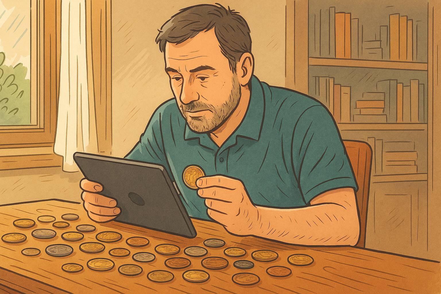 Aplicativos gratuitos para identificar moedas raras no seu celular