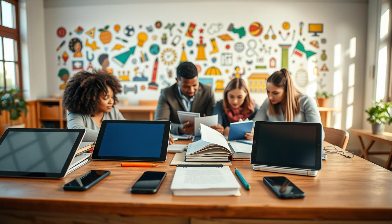 Aplicativos de alfabetização