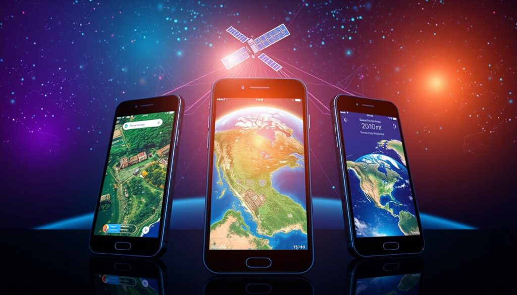 aplicativos de satélite populares