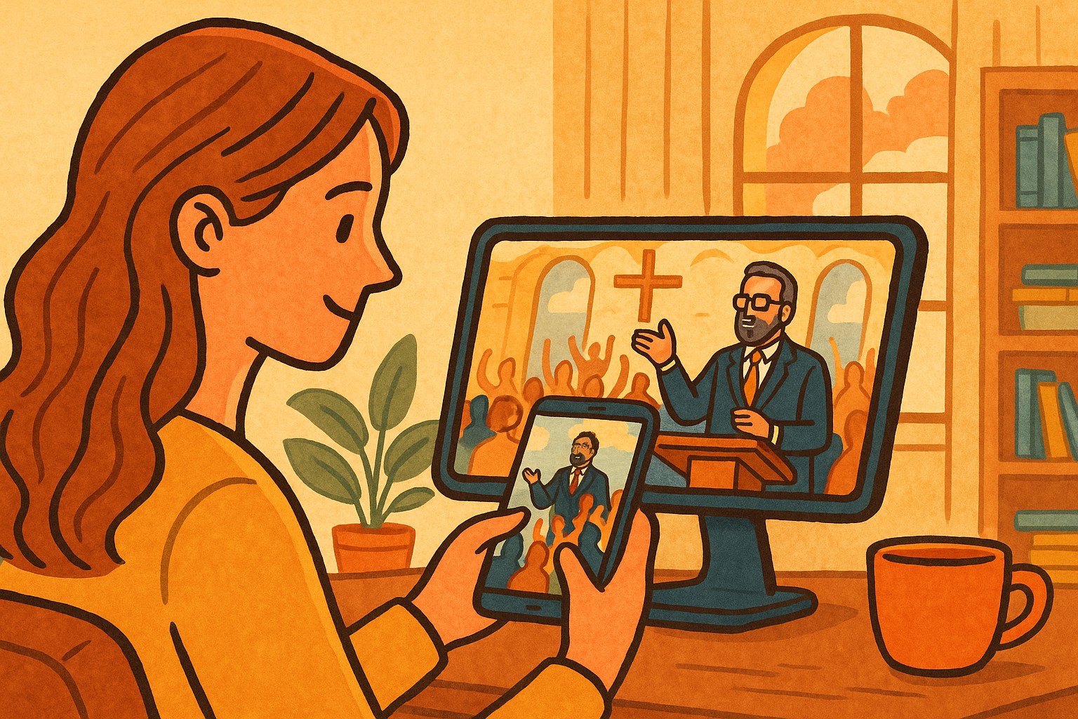 O melhor da adoração: assista culto ao vivo com apenas um toque