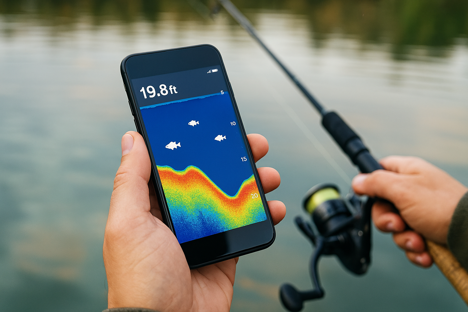 Aplicativos de sonar de pesca: transforme seu celular em um localizador de peixes