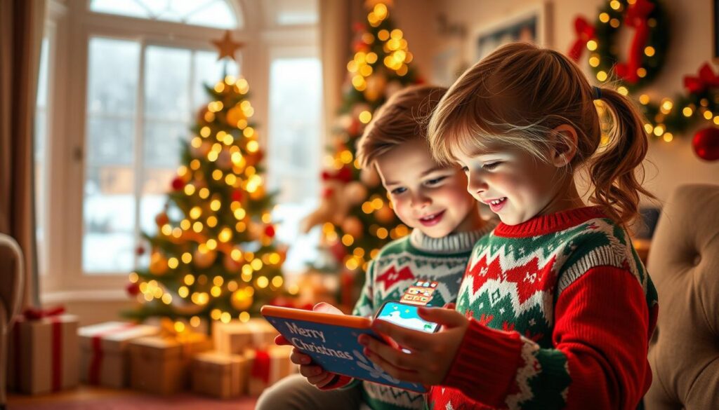 impacto dos apps natalinos nas crianças