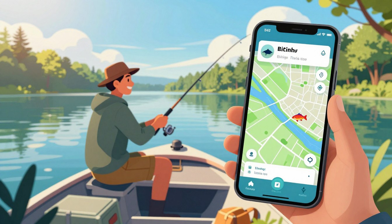 Aplicativos de Pesca Com Mapa e Detecção de Peixes