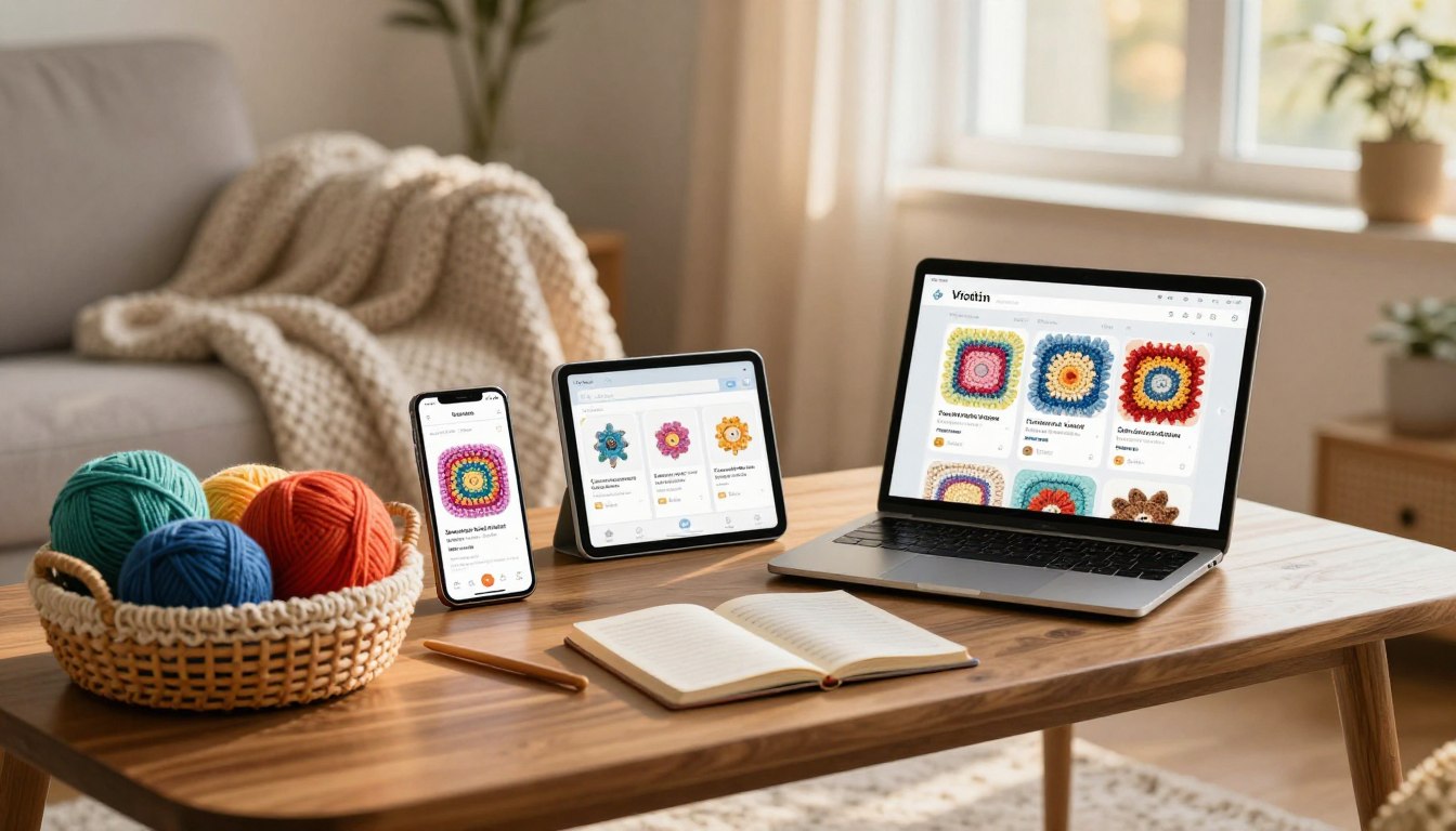 Aplicativos de aprender crochê