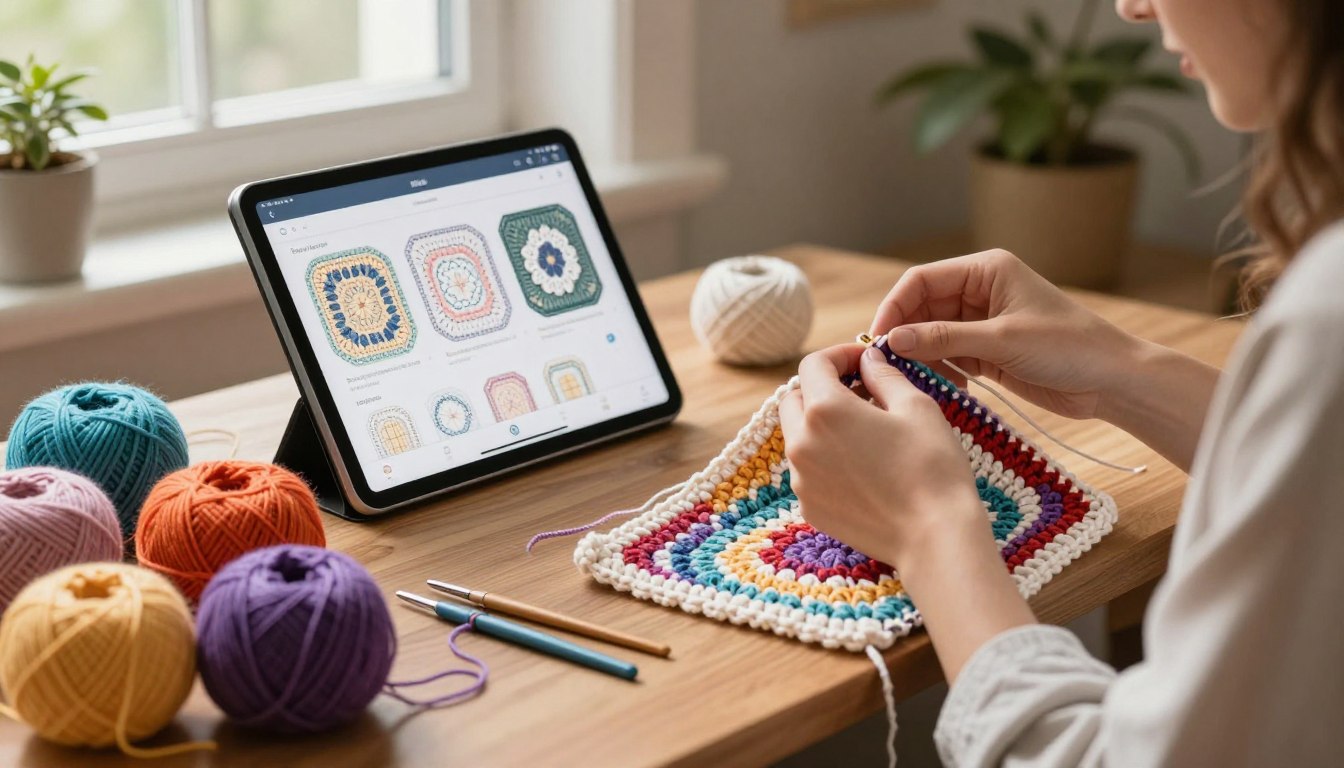 Aplicativos de aprender crochê