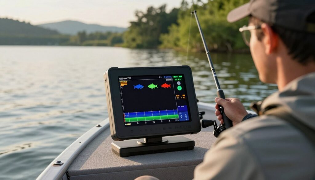 Tecnologia de sonar de pesca