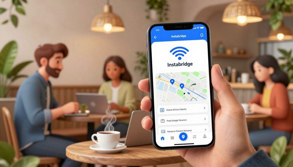 aplicativo Instabridge para wi-fi grátis
