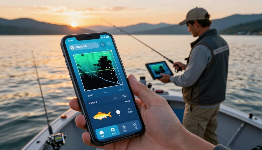 aplicativo de pesca com sonar