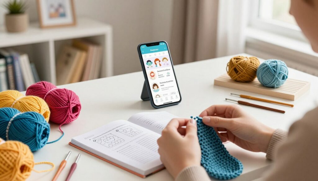 aplicativos de crochê para iniciantes