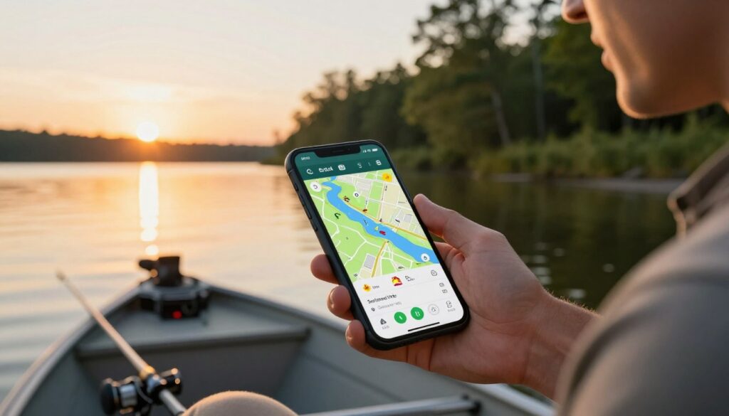 aplicativos de mapeamento e GPS para pesca