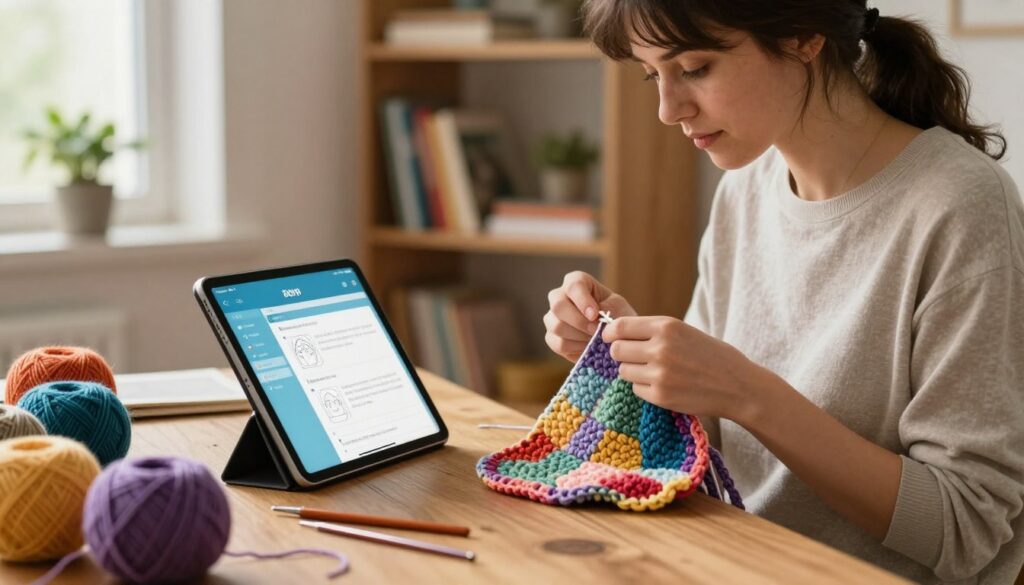 aplicativos para aprender crochê