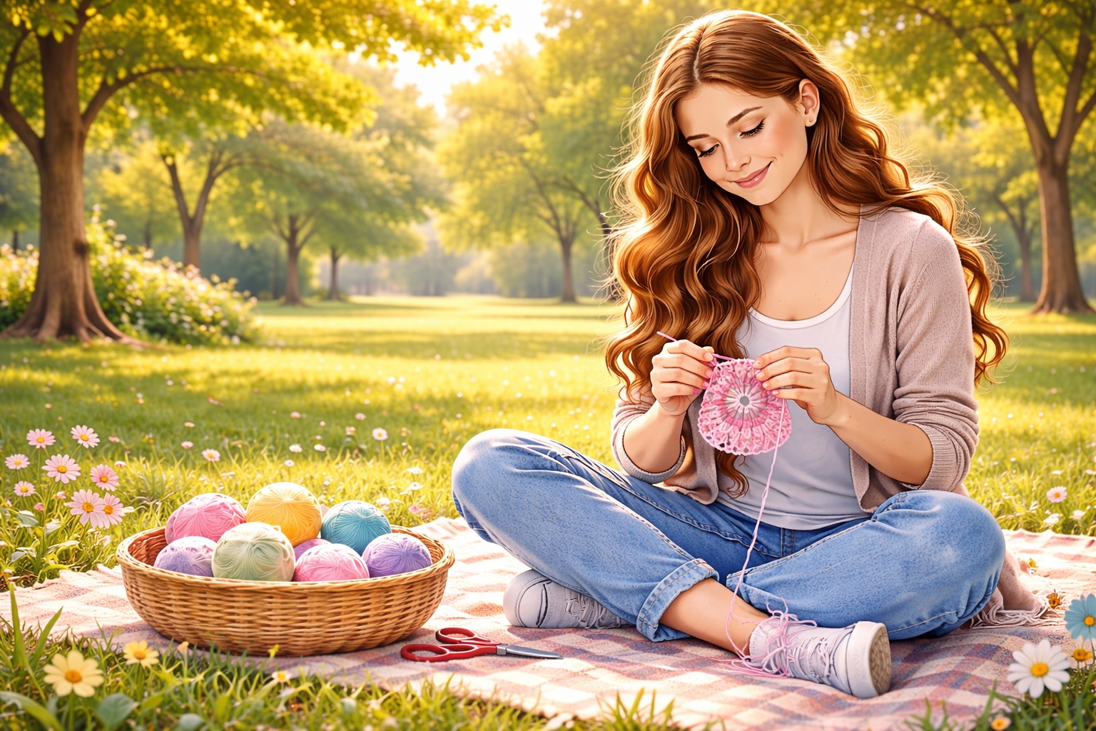 App gratuito para aprender a fazer crochê com gráficos e vídeos