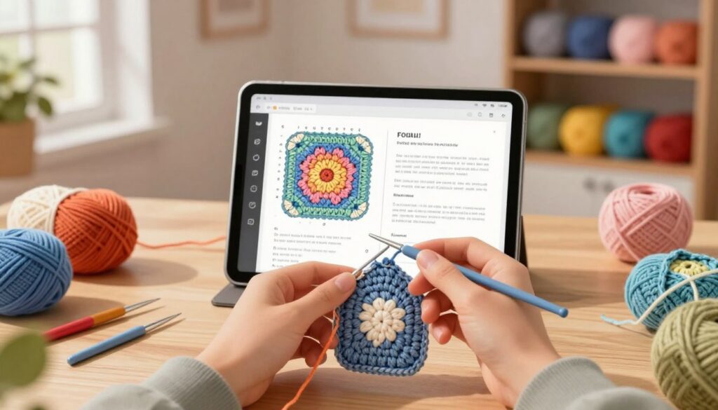 crochê passo a passo