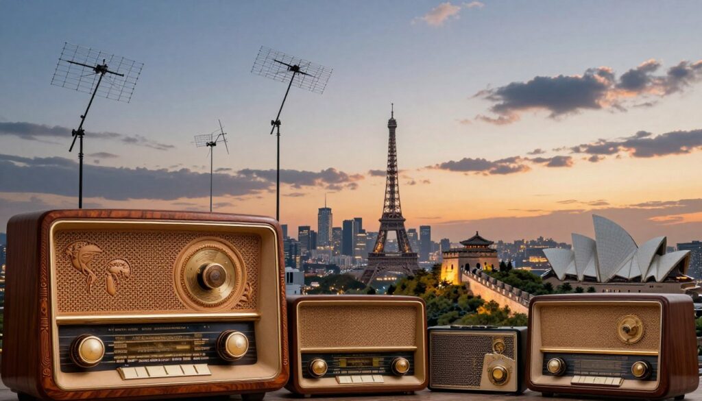 estações de rádio internacionais