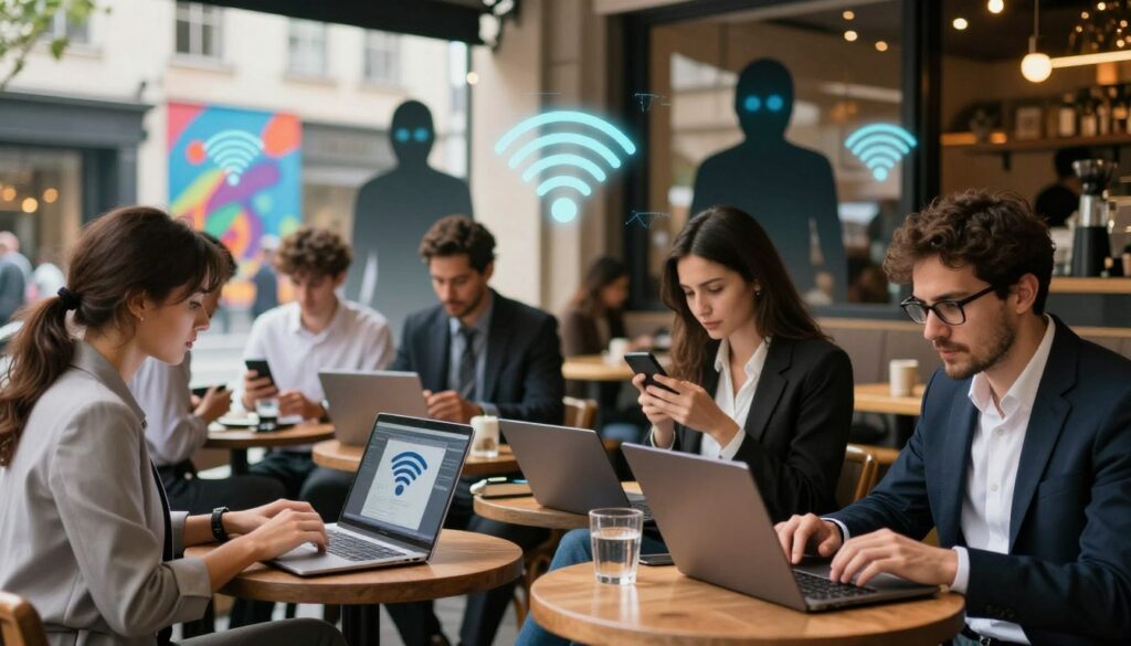 riscos de conexão em redes públicas