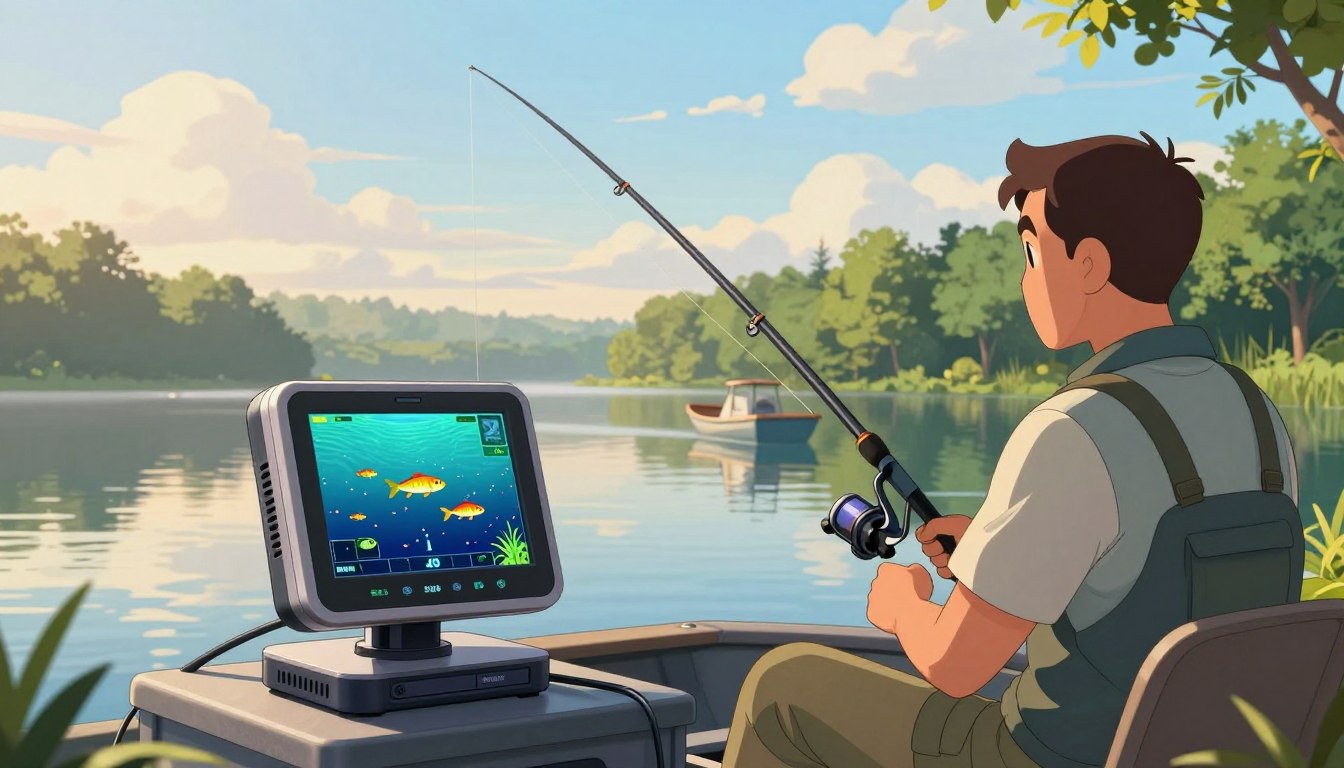 Pesque com mais precisão usando sonar de pesca gratuito