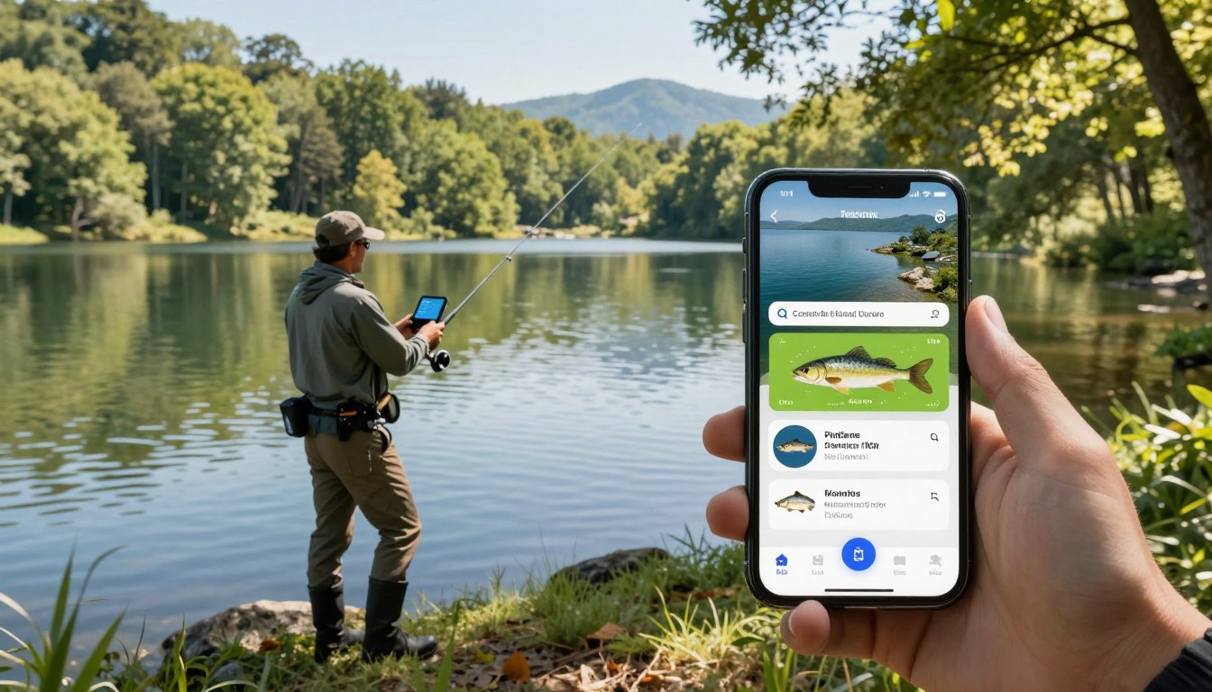Aplicativos de pesca para identificar peixes e áreas promissoras