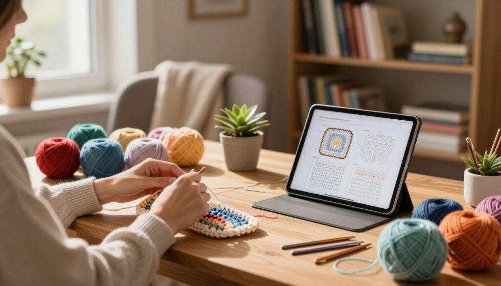 tutoriais de crochê