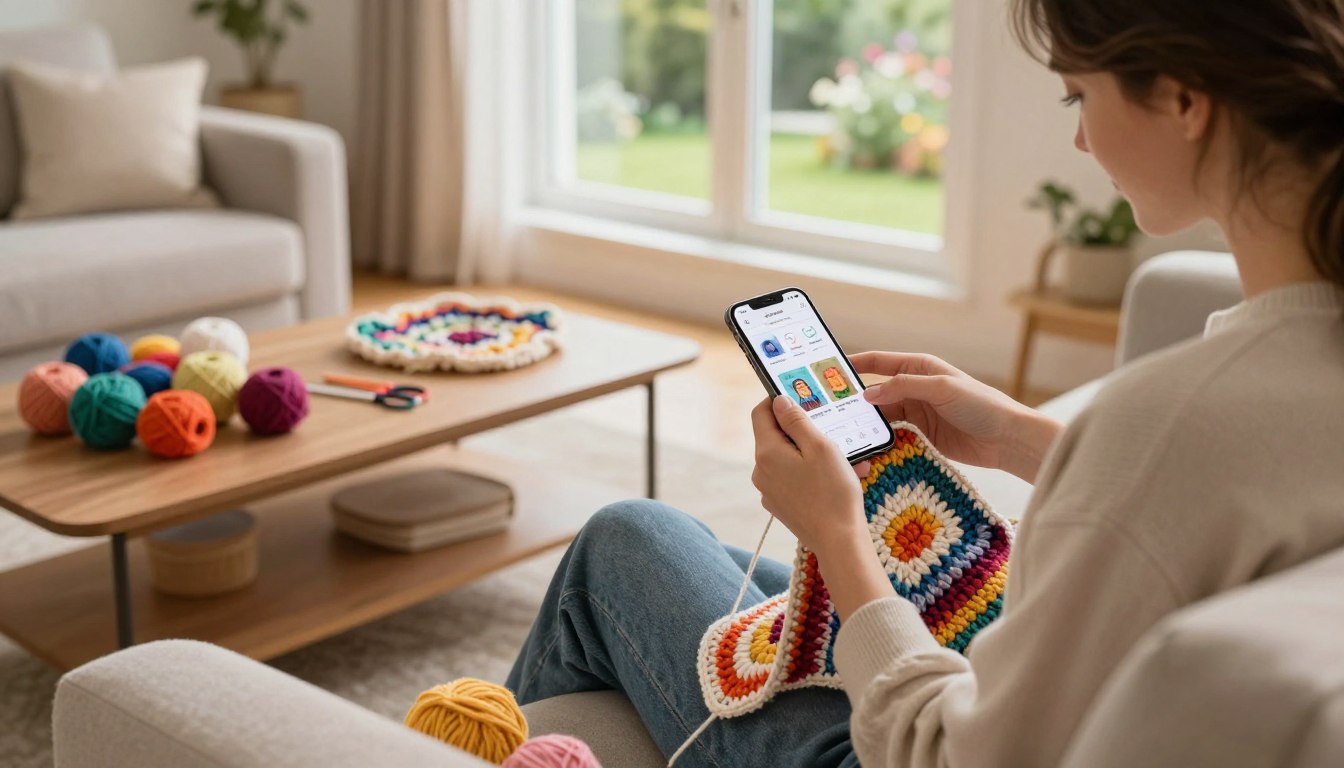 Aprender Crochê em Casa pelo Celular