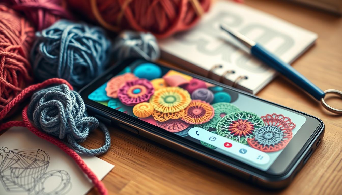 Crochê no Celular