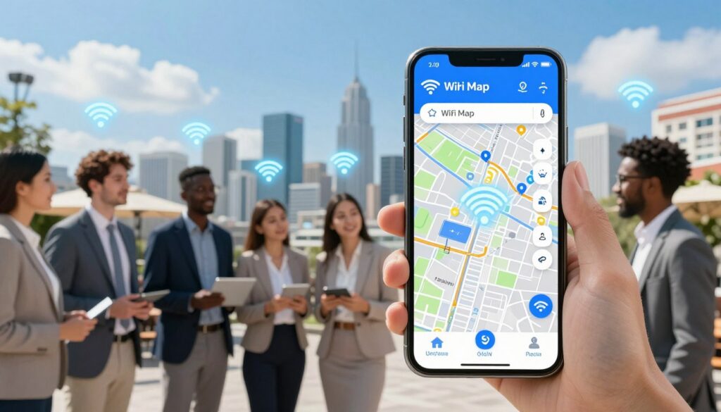WiFi Map aplicativo para encontrar Wi-Fi grátis