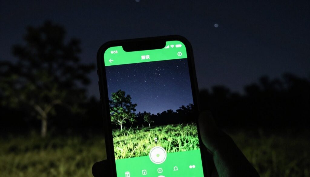 aplicativo de visão noturna