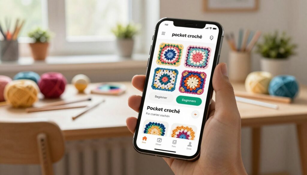 aplicativo pocket crochê