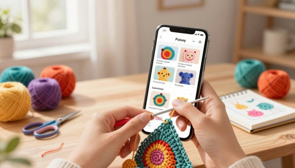 aplicativos de crochê