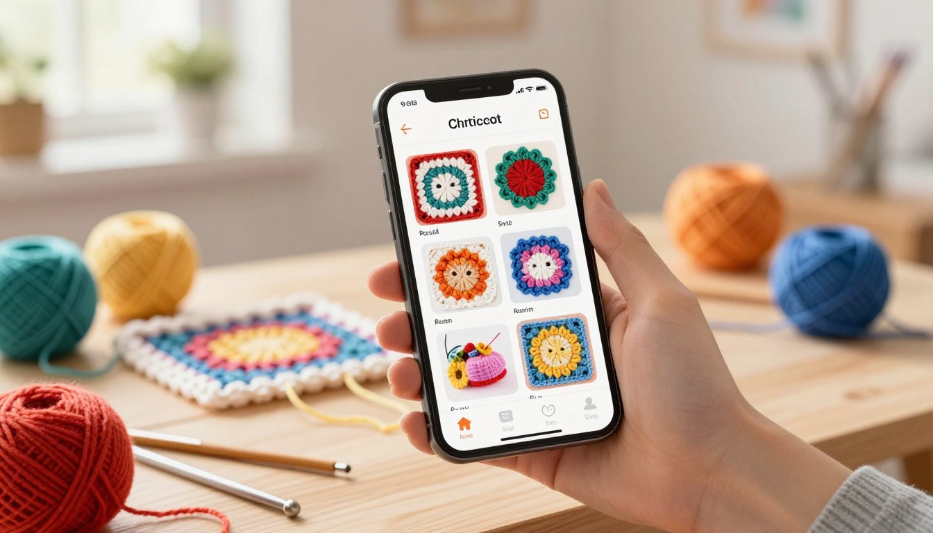 Aprender Crochê Pelo Celular: Apps Gratuitos Que Ensinam do Zero