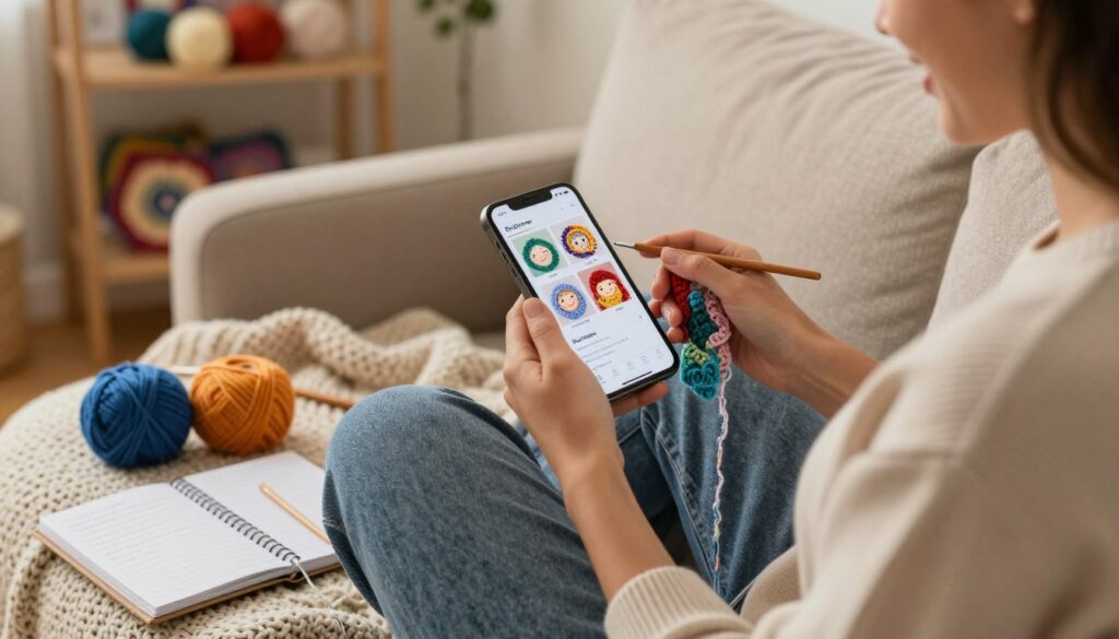 aprender crochê pelo celular com dicas práticas