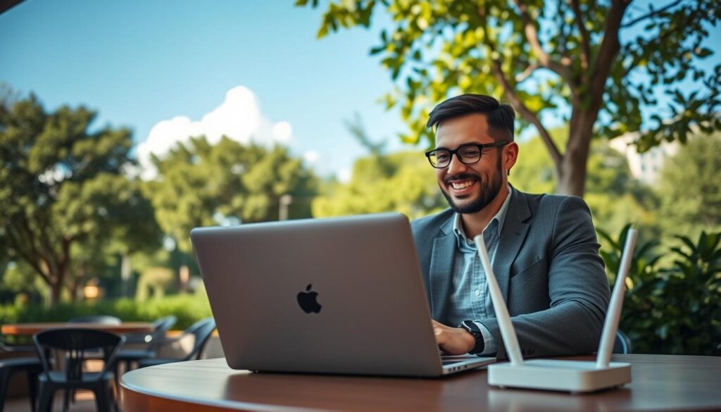 conexão wi-fi estável